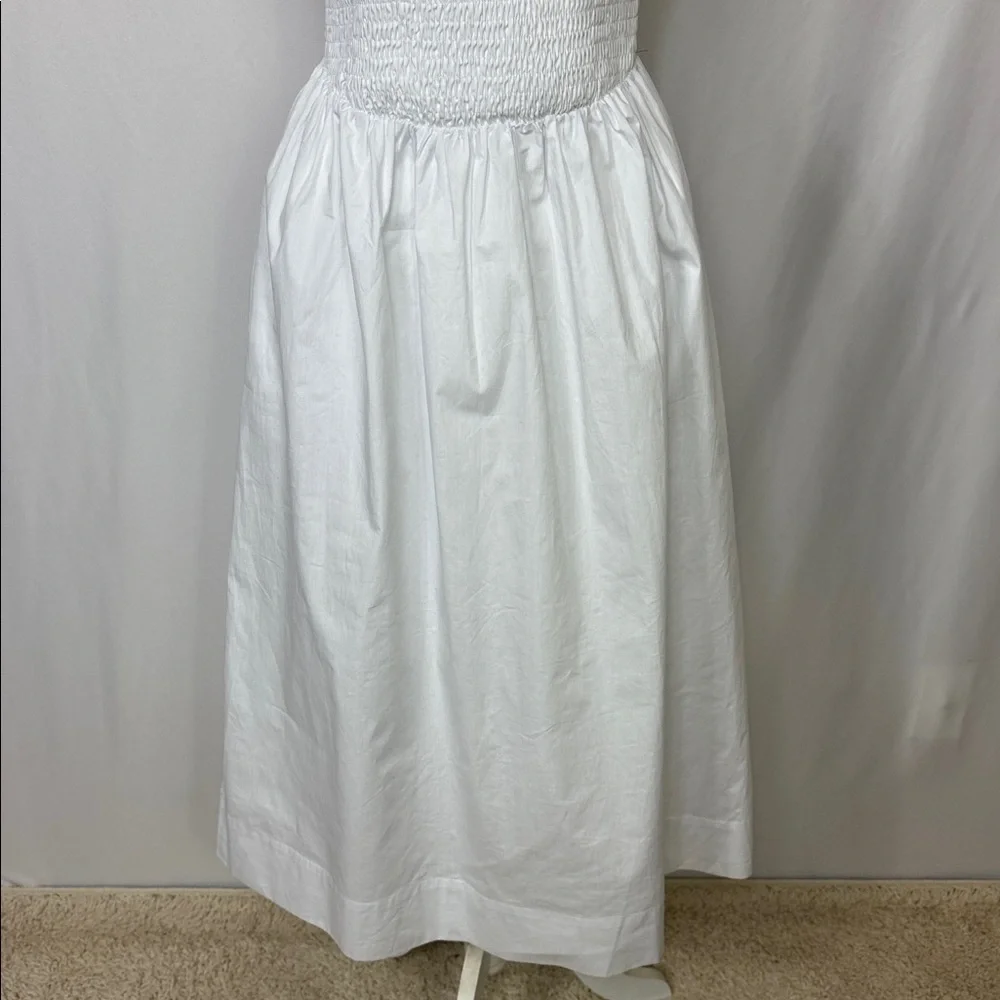ASTR The Label Drop Smoked Midi Dress Size Medium White‎ NWOT - Picture 9 of 15